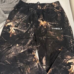 YoungLA camo sweats
